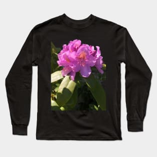 Pink Rhododendron Long Sleeve T-Shirt